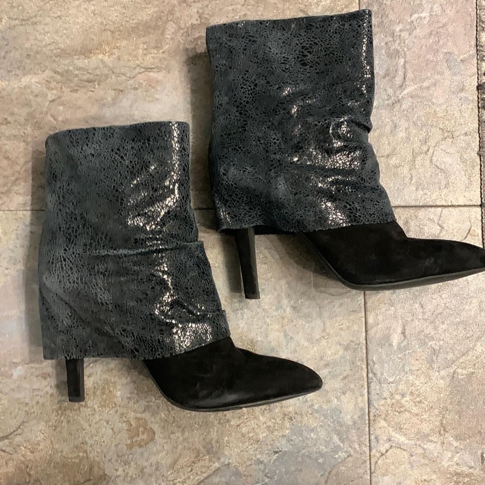 Heeled ankle booties